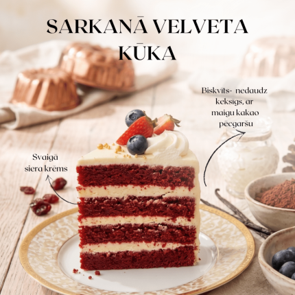 Sarkanā velveta kūka