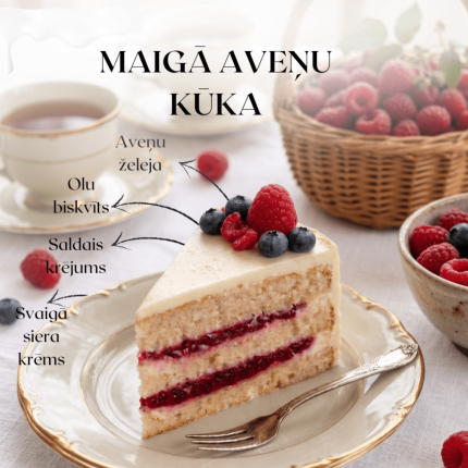 Maigā aveņu kūka