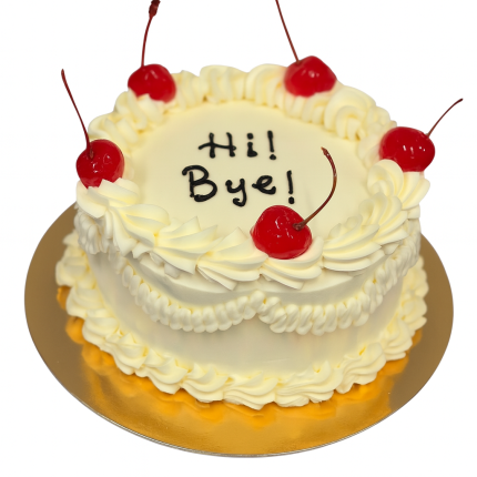 Vintage kūciņa – balta ar ķirsīšiem