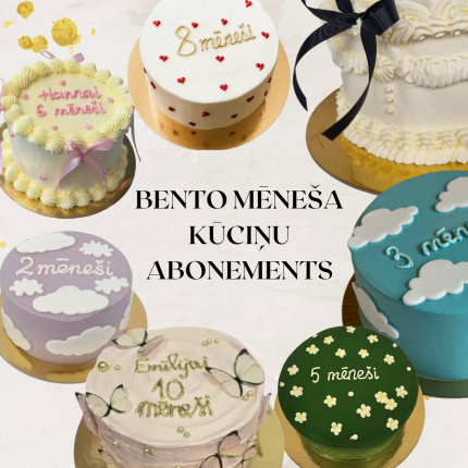XL Bento mēneškūciņu abonements