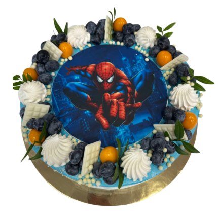 Spiderman kūka ar ēdamo bildi