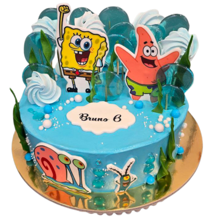 Sūklis bobs kūka ar vertikālu dizainu