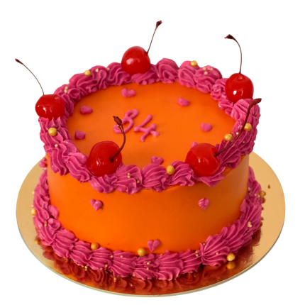 Vintage kūciņa – košā ar ķirsīšiem