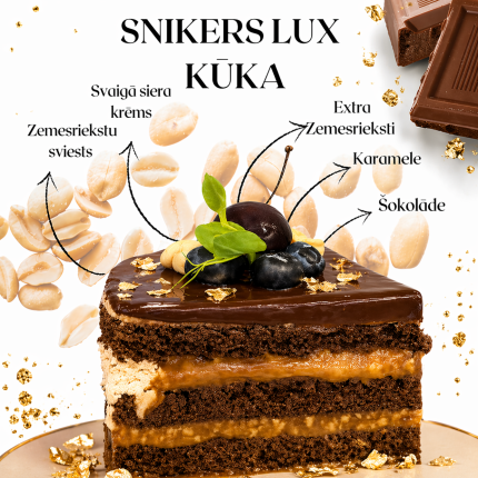 Snikers LUX kūka