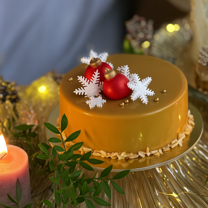 Ziemassvētku muss ar karameli un marakuju