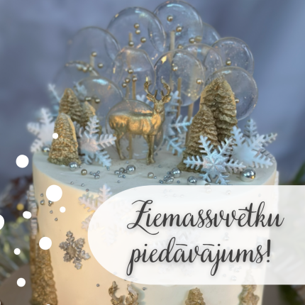 Ziemassvētku kūku piedāvājums