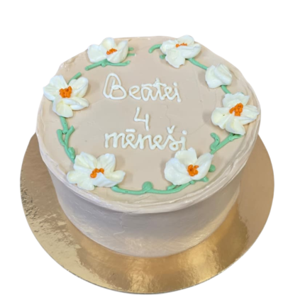 XL Bento kūciņa ar ziediem aplī