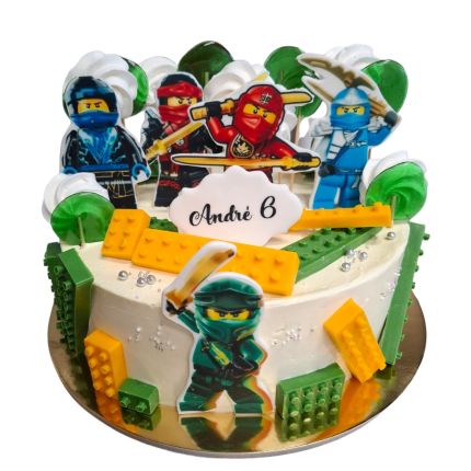 Ninjago kūka ar vertikālu dizainu