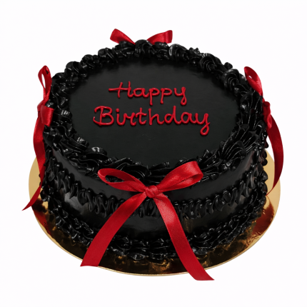 Vintage kūciņa – melna ar sarkanām lentītēm