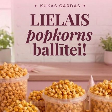 Čedara siera garšas popkorns