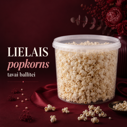 LIELAIS Sāļais popkorns